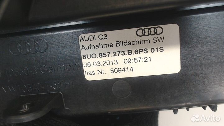 Дисплей мультимедиа Audi Q3, 2013