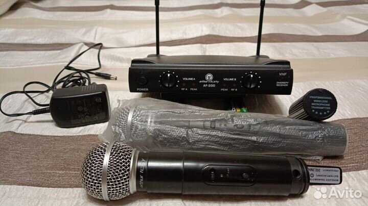 Вокальные Arthur forty 2 микрофона на одной базе