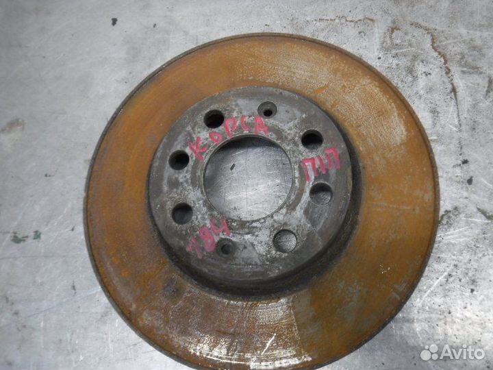 Тормозной диск передний правый Opel Corsa D Z12XEP