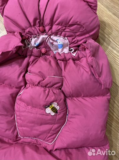 Конверт в коляску пух перо