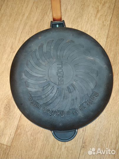 Сковорода чугунная гриль