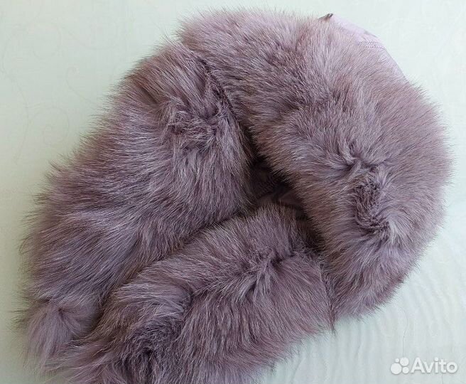 Капюшон от пуховика с мехом