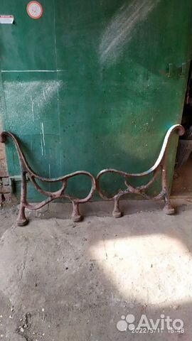 Скамья чугунная старинная (боковины)