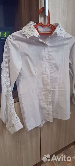 Рубашка белая на девочку