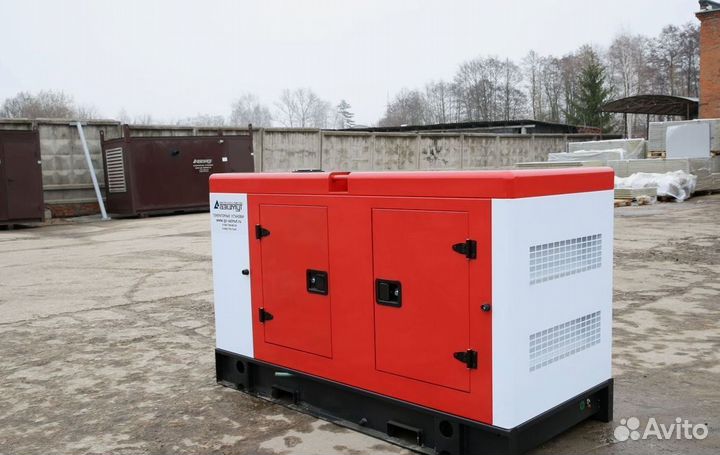 Дизельный генератор 16 кВт В шумозащитном кожухе