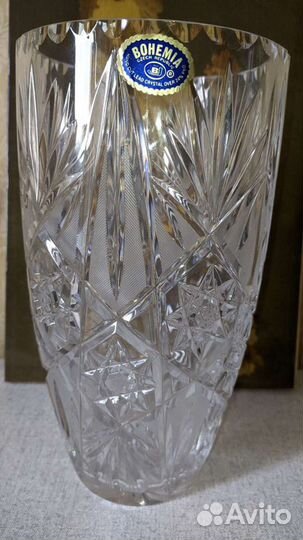 Хрустальная ваза Bohemia Чехия