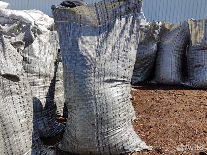 Конский перегной в мешках