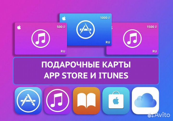 Карты пополнения Apple