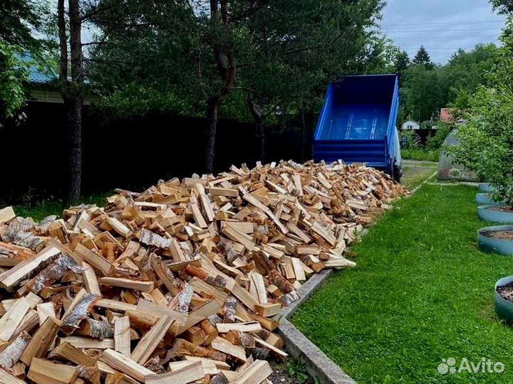 Дрова березовые. Колотые