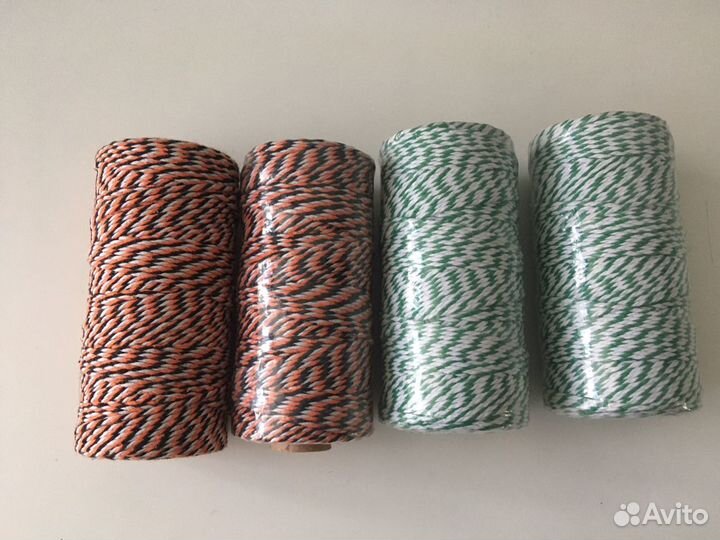 Шпагат хлопковый декоративный