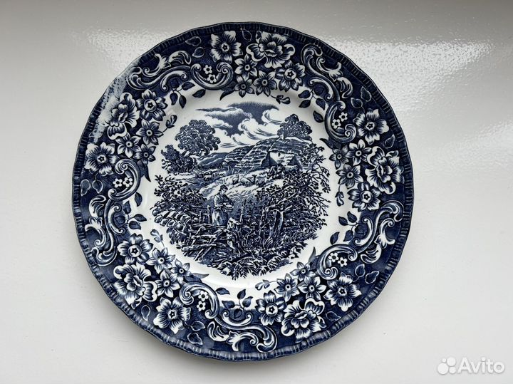 Английский фарфор тарелка, блюдо, сервиз