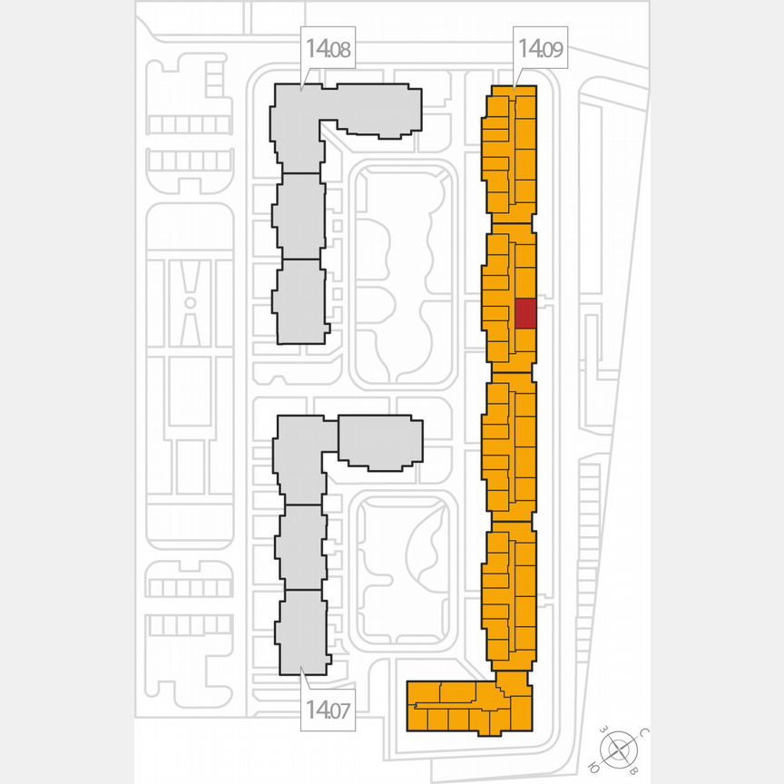 2-к. квартира, 53,7 м², 4/8 эт.
