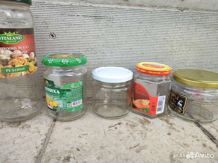 Банки стеклянные разные