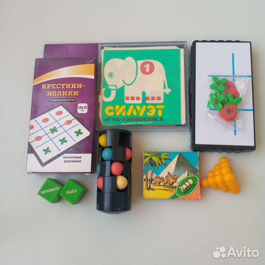 Игры настольные и головоломки СССР