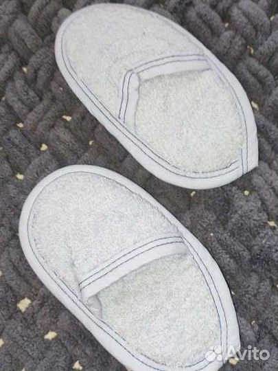 Детский махровый халат+тапочки