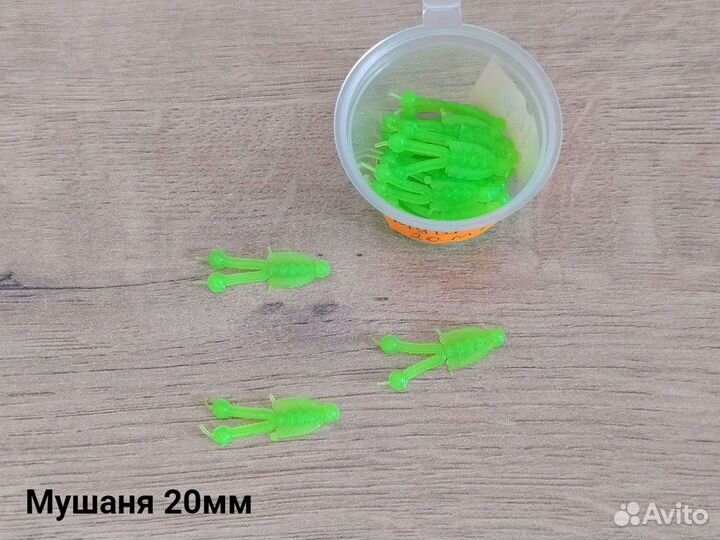 Силиконовые приманки для микроджига