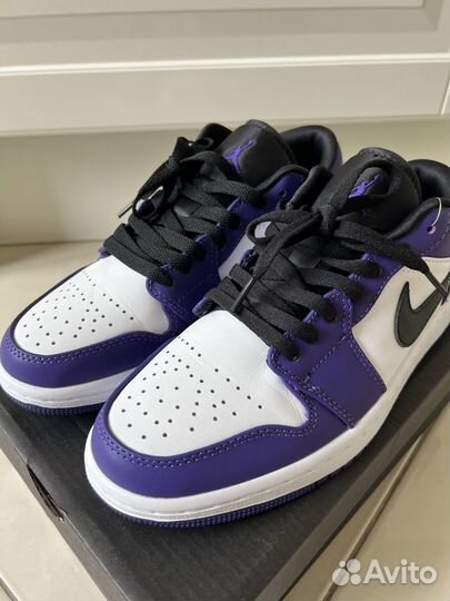 Кроссовки Nike Air Jordan 1 Low Court Purple White