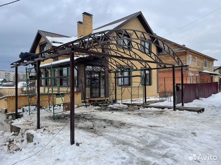 Изготовление и монтаж навесов