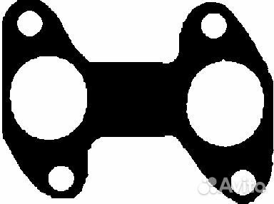 Прокладка выпускного коллектора (необходимо 2 штук