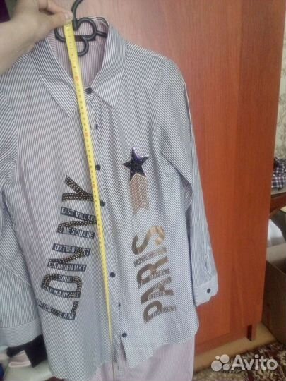 Рубашка на девочку рост до 164 см