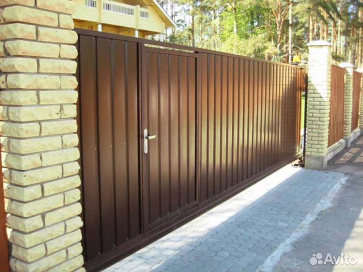 Откатные ворота 