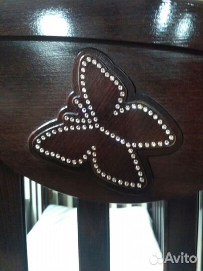 Детская кроватка со стразами Сваровски