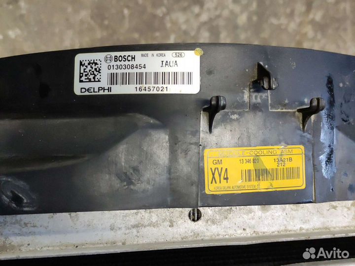 Кассета радиаторов Chevrolet Cruze 1.8