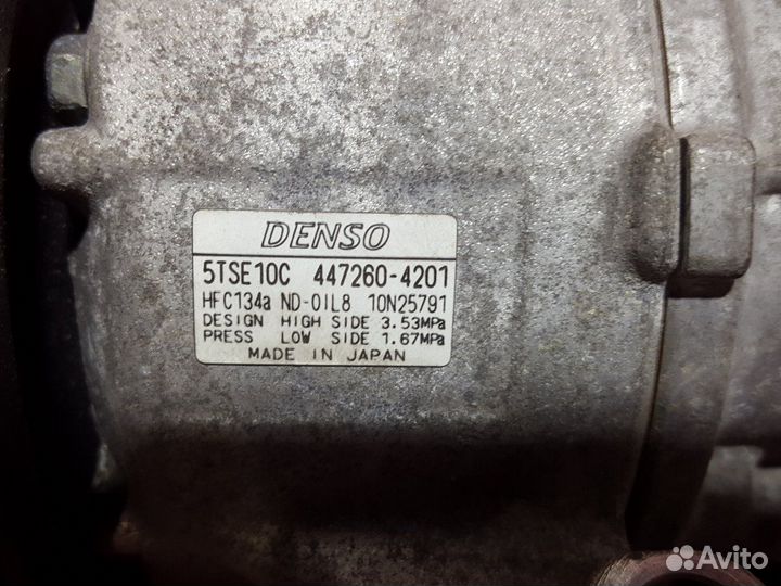 Компрессор кондиционера Toyota Vitz NSP130 1NR-FE