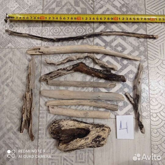 Дрифтвуд-Палочки, коряжки, для декора