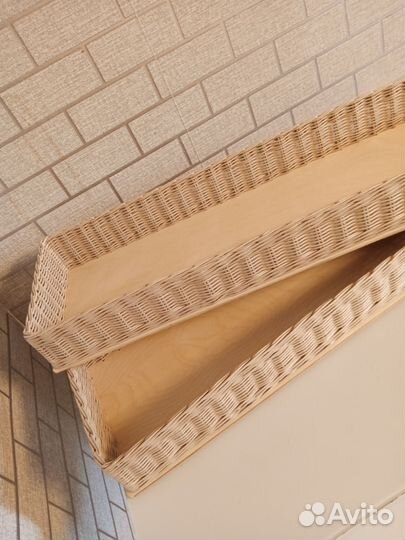 Корзины плетеные из бумажной лозы