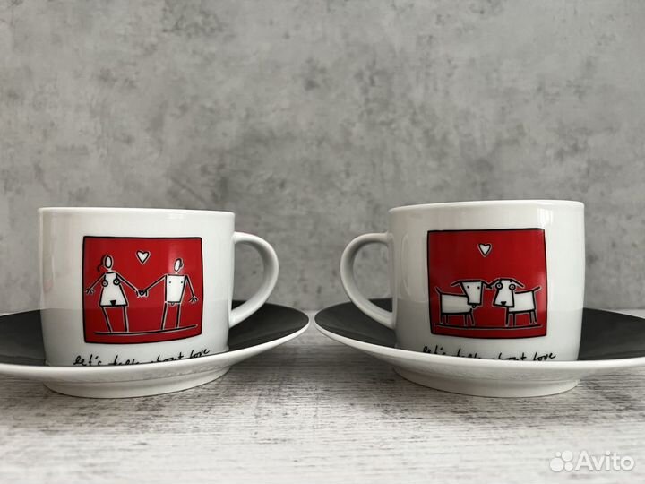 Новый кофейный набор фарфор