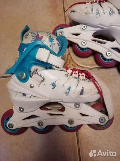 Роликовые коньки детские раздвижные