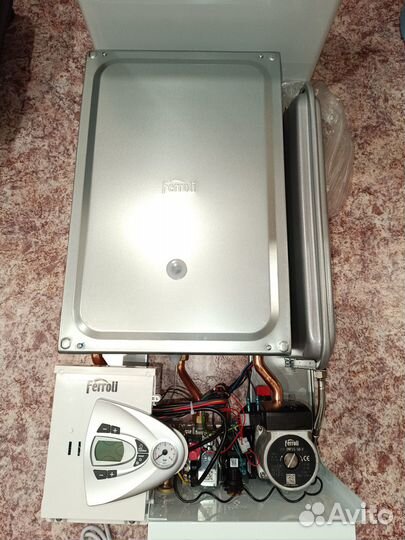 Детали от нового газового котла Ferroli Vitabel