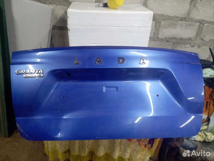 Крышка багажника гранта FL первое дтп
