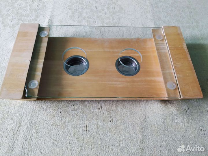 Поднос- подставка со свечами для подогрева