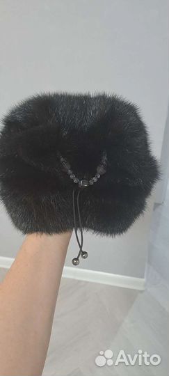 Шапка норковая женская