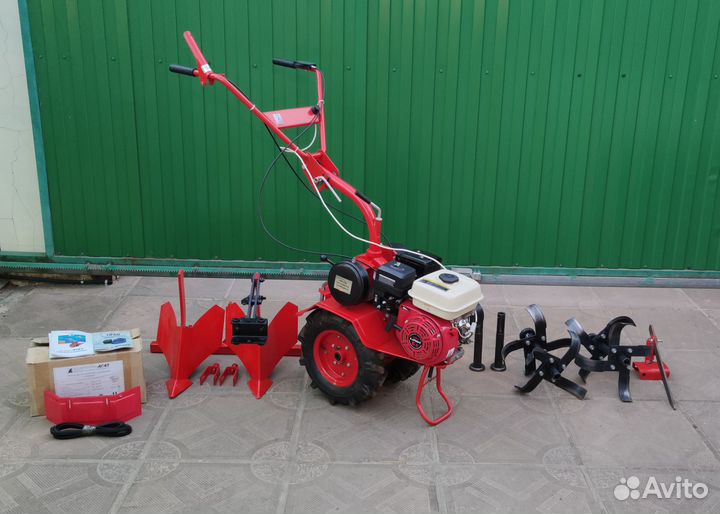 Мотоблок агат 6,5 л (Lifan) с двухрядным окучником