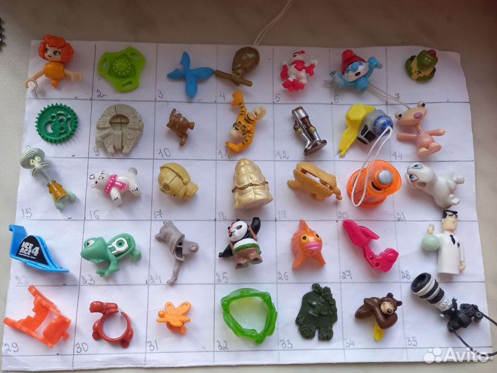 Киндер - сюрприз, запчасти