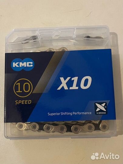 Велосипедная цепь KMC X10