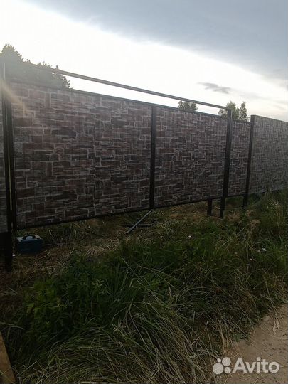 Распашные ворота под ключ