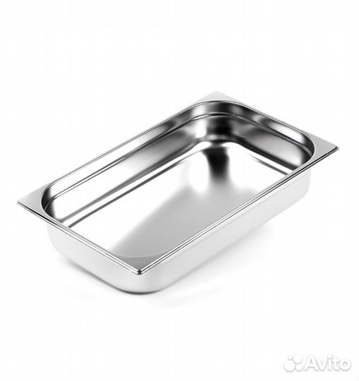 Гастроемкость с крышкой 1/1х4 530х325х100 Luxstahl