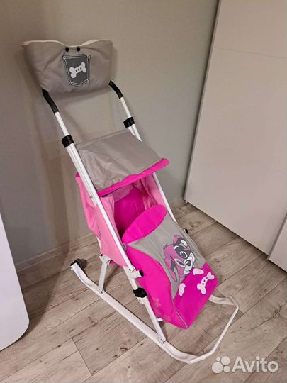 Детские санки коляска бу