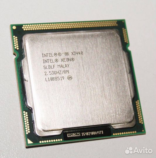 Xeon x3440 (уровень Intel i7, 8 потоков) LGA 1156