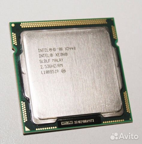 Xeon x3440 (уровень Intel i7, 8 потоков) LGA 1156