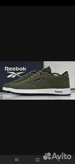 Весенние мужские кроссовки Reebok Classic хаки