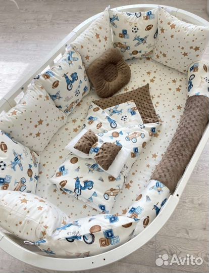 Комплект постельного белья в детскую кроватку