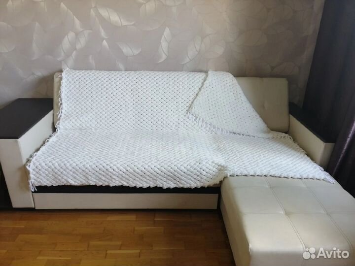 Плед вязаный