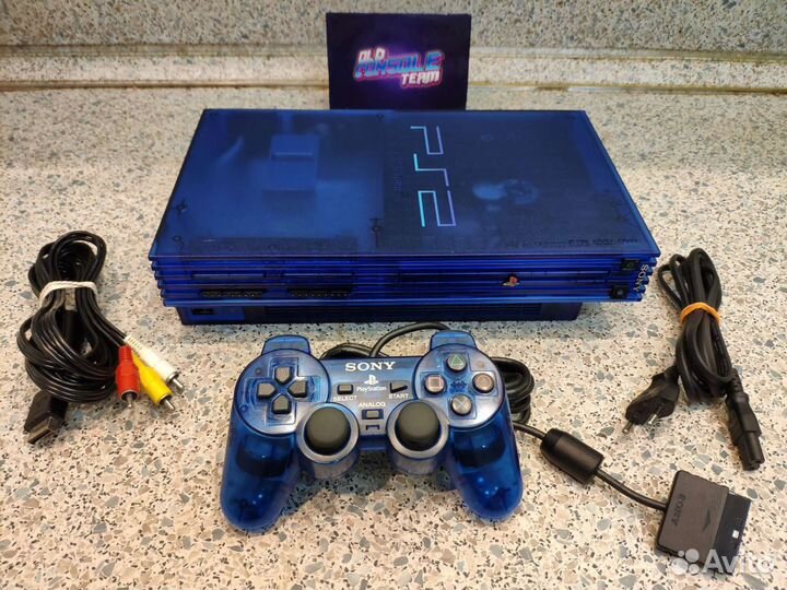 Playstation 2 shop blue