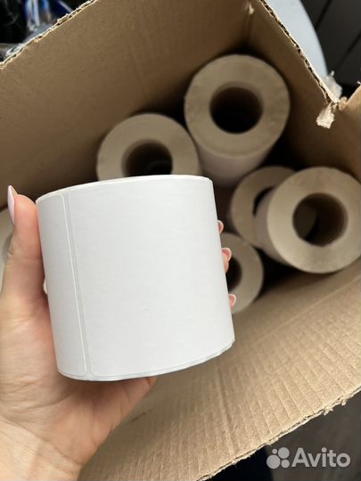 Этикетки для термопринтера 75х120 (озон)