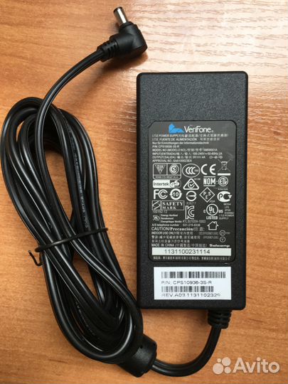 Блоки питания и аккумуляторы терминалов VeriFone